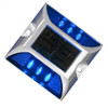 LED Solar Road Stud, Aluminium, 2.5CM Height x 10.5CM Width x 12.5CM Length, Blue