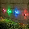 LED Solar Road Stud, Aluminium, 2.5CM Height x 10.5CM Width x 12.5CM Length, Blue