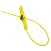 Container Security Seal Tag, Polypropylene, 280MM Length, Yellow, 100 Pcs/Pack