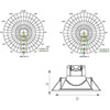 Cavil LED Spot Light, CPLEDR-5W-3CCT-UTH-50P, 5W, 3000-6000K, 50 Pcs/Pack