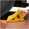 Wheel Chock, Plastic, S, 10CM Height x 10CM Width x 16CM Length, Yellow