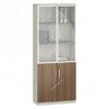 High End Bookcase, PG-B19H-80C-1, 3 Shelves, 200MM Height x 800MM Width x 400MM Depth, Brown