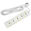 Novex Extension Socket, N-D105-5M, Polycarbonate, 3250W, 5 Outlets, 13A, 5 Mtrs Cable Length, White