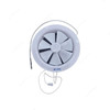 Cavil DC Exhaust Vent Fan, C-DC-R6, Plastic, 65W, 6 Inch Dia, White