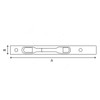 Dorfit Lever Action Flush Bolt, DTDB008-200-MB, Stainless Steel, 19MM Width x 200MM Length, Matte Black Finish