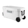 Coleman Marine Wheeled Cooler Box, 2000037402, Xtreme, HDPE, 94 Ltrs Capacity, White