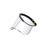 Rigman Face Shield Visor With Bracket, FC45, Polycarbonate, Clear