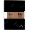 Navneet HQ Executive 5 Subject Notebook, NAV85493, A4, 150 Sheets, Black