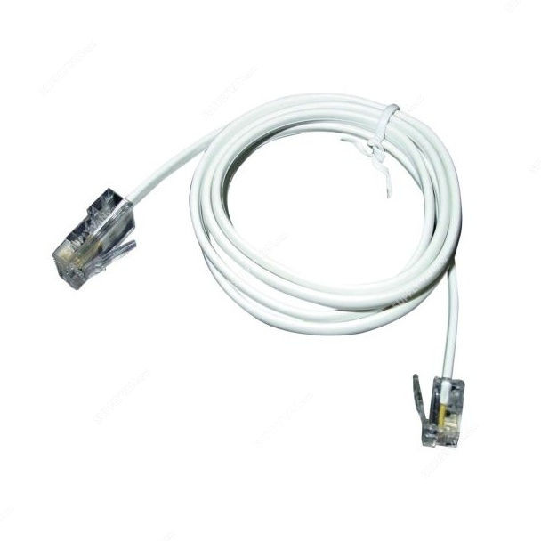 RJ11 to RJ45 Telephone Cable 2Mtrs White : SupplyVan.com: Voice and ...