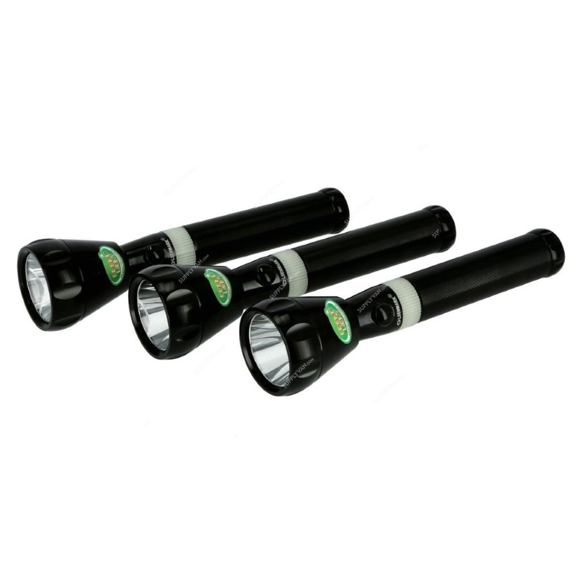 best 3000mah rechargeable flashlight KF-1107 LED Tactical Kit, 2-Pack, Black Aluminium, 1000 Lumens, Zoomable Focus, Water Resistant, 15cm Length, Battery Powered,3000 mah 3 Modes, for Camping and Hiking: Buy Online at Price in UAE its ready for use at home LED Tactical Flashlight IPX8 Waterproof
