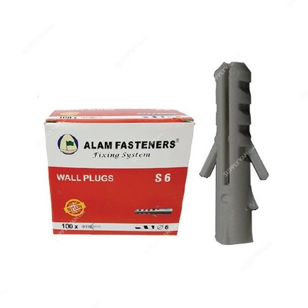 Wall Expansion Plug ANP12G Nylon 12 x 55MM 25 Pcs/Pack