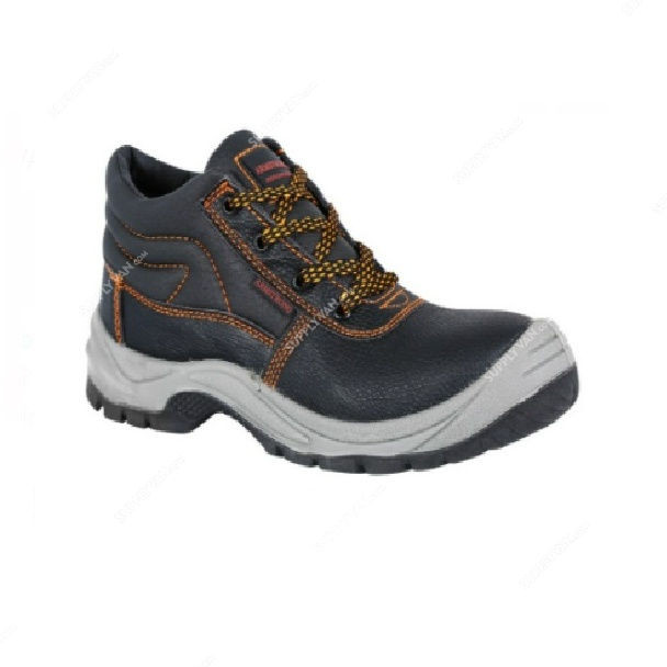 Armstrong High Ankle Safety Shoes MBR Steel Toe Leather Size40 Black