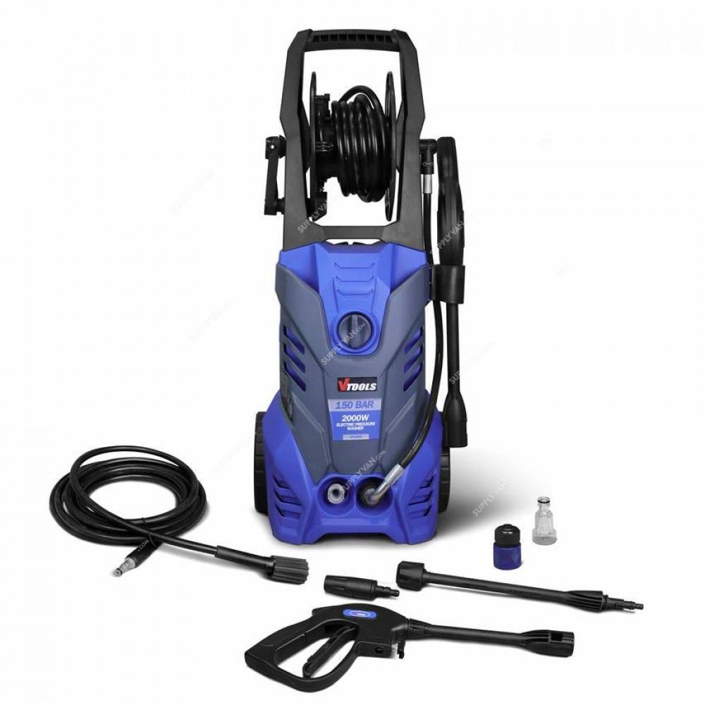 Vtools VT1502 Electric Pressure Washer 2000W 150 Bar: Buy Online