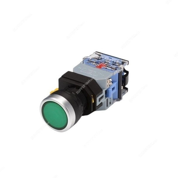 Warrior On-Off Latching Push Button Switch 400V 10A Green: Buy Online ...