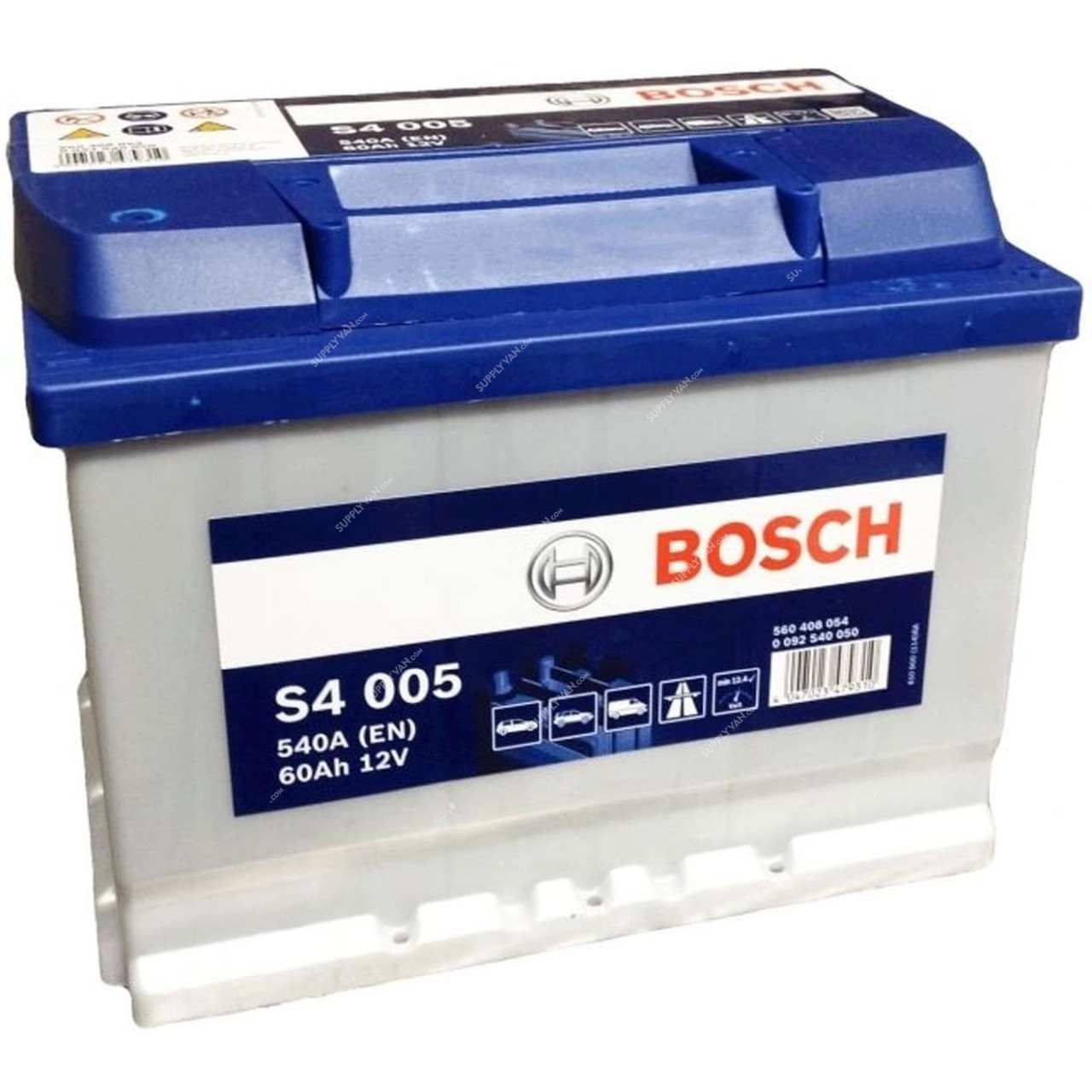 Batería Bosch S4 S4006. 60 Ah - 540A(EN) 12V. 242x175x190mm - Blue Batteries