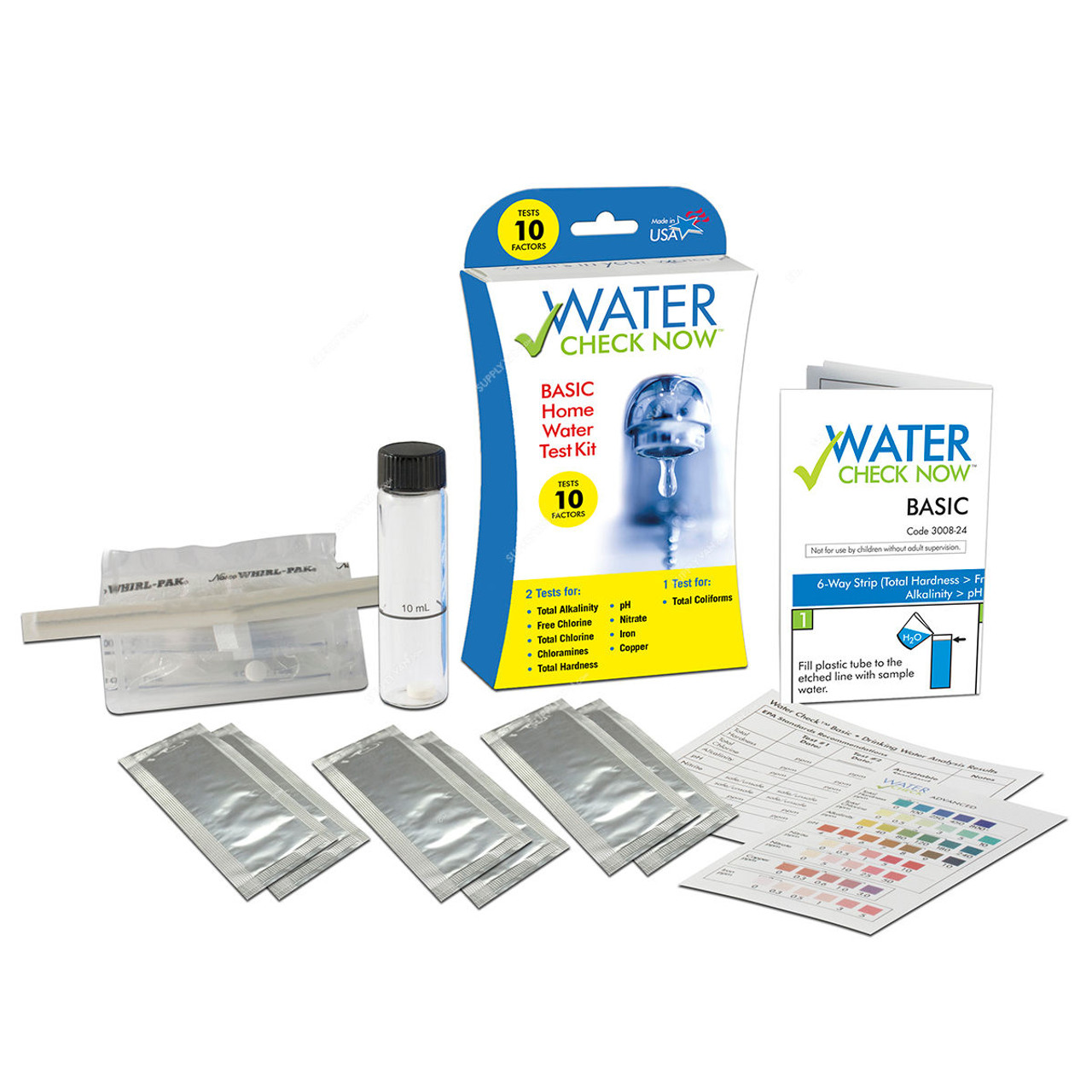Набор тестов для воды. Медицинские товары. Basic Test Kit trousse Banalyse. Water check еда. Basic Test Kit trousse Banalyse PNG.