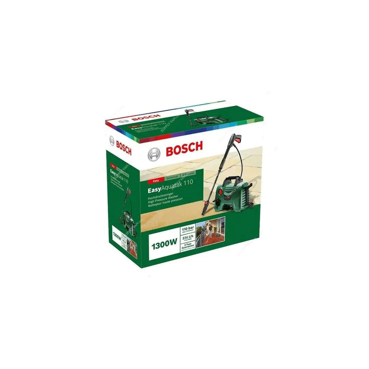 Bosch 1300W 110 Bar High Pressure Washer 06008A7FL0 EasyAquatak