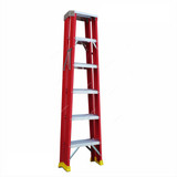 Topman Double Sided Ladder, FRPDS6, Fiber Glass, 6 Steps, 150 Kg Loading Capacity