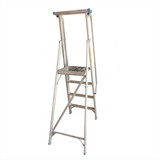 Topman Heavy Duty Platform Ladder, PFHDAL4, Aluminium, 3+1 Steps, 150 Kg Loading Capacity