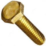 Brass Hex Bolt, DIN 933, M8 x 50MM, 100 Pcs/Pack