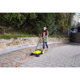 Karcher S4 Twin Push Sweeper, 17663600, 680MM Working Width, 20 Ltrs Tank Capacity, Yellow/Black