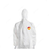 Scudo Microporous Disposable Coverall, SC-06010, Chem+, L, 55 GSM, White