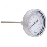 Calcon Bi-Metal Temperature Gauge, CCTB18D, 100x150MM, 1/2 Inch, NPT, 0-400 Deg. C