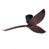 Aeratron Ceiling Fan With Remote, AE3-43, 3 Blade, 43 Inch, 110-240V, Dark Brown