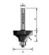 Witox Beading Router Bit With Ball Bearing, 4120.32.162, TC, 32.7 x 16MM