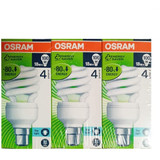 Osram Fluorescent Lamp, Duluxstar Mini Twist, 18W, B22D, Day Light, 3 Pcs/Pack