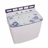 Geepas Semi-Automatic Washing Machine, GSWM6473, 360W, 3.5 Kg, White