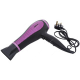 Geepas Hair Dryer, GH8669, 2200W, 3 Heat Setting, Black/Purple