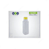 Snh Juice Bottle With Lid, 050CJB330SQ14, Plastic, 330ML, Clear, 12 Pcs/Pack