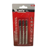 Mtx Jigsaw Blade, 782029, HCS, T101D, 75 x 4MM, 3 Pcs/Pack