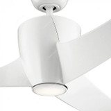 Kichler Ceiling Fan, KLF-PHREE-56-WHT, Phree, 3 Blade, 56 Inch, White