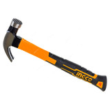 Ingco Claw Hammer With Fiberglass Handle, HCHD0086, Carbon Steel, 200GM