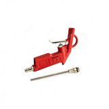 MTX Pneumatic Air Blow Gun With Elongated Curved Nozzle, 573329, 12 Bar, 1/4 Inch Connection Size, 135MM Nozzle Length