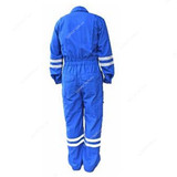 Lenzing Fire Retardant Protective Coverall, E134052206, 150 GSM, 3XL, Blue