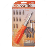 Pro-Tech Ratchet Screwdriver Set, 545125, 25PCS