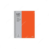 Navneet HQ 3 Subject Notebook, NAV85828, A4, 100 Sheets, Orange