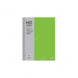 Navneet HQ 3 Subject Notebook, NAV85827, A4, 100 Sheets, Green