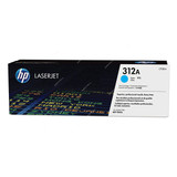 HP Original LaserJet Toner Cartridge, CF381A, 312A, Cyan