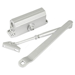 ACS Door Closer, 530DC, Zinc, Silver