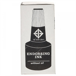 Horse Stamp Pad Refill Ink, INK-BK, Black