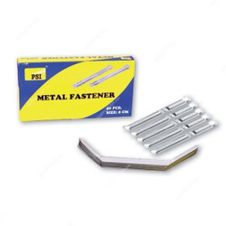 PSI Paper File Fastener, PSFSYL1903, Metal, 8CM, Silver, 50 Pcs/Pack