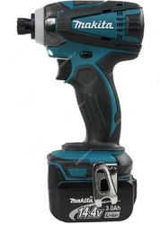 Makita Impact Driver, DTD134RFE, 14.4V, 0-2400 RPM, Lithium-Ion