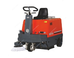 Ride on Sweeper, RB-100, 4 x 6V, 1750W, 6500 square m/h