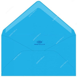 FIS Glued Envelope, FSEC8024GBBL50, 136 x 204MM, 80 GSM, Neon Blue, PK50
