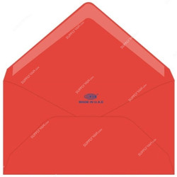 FIS Glued Envelope, FSEC8024GBRE50, 136 x 204MM, 80 GSM, Neon Red, PK50