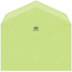 FIS Executive Laid Bond Paper Glued Envelope, FSEE1025GBGR50, 145 x 200MM, 100 GSM, Green, PK50